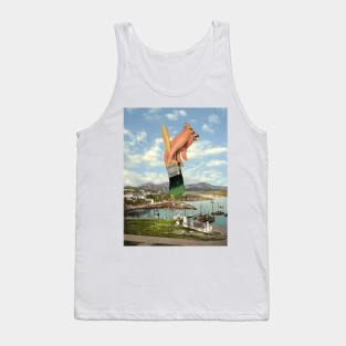 Painting The Landscape - Surreal/Collage Art Tank Top